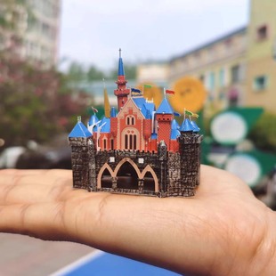 ��ģ ȫ���ٲ��P�DIYƴ�bģ��3D���z���wƴ�D ˯���˳Ǳ�