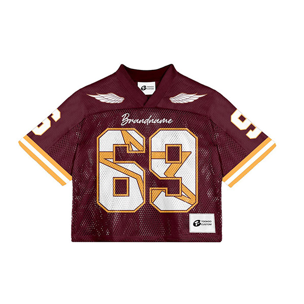 Personalizada impresión digital transfronteriza europea hombre americano juego de equipo juvenil camiseta de mangas cortas de hombre