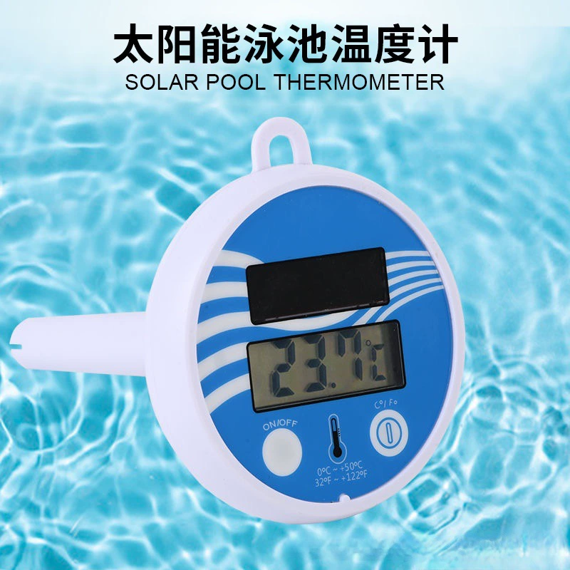 Бассейн термометр трансграничная горячая продажа Amazon TEMU солнечная температура воды на открытом воздухе пруд высокая точность термометр