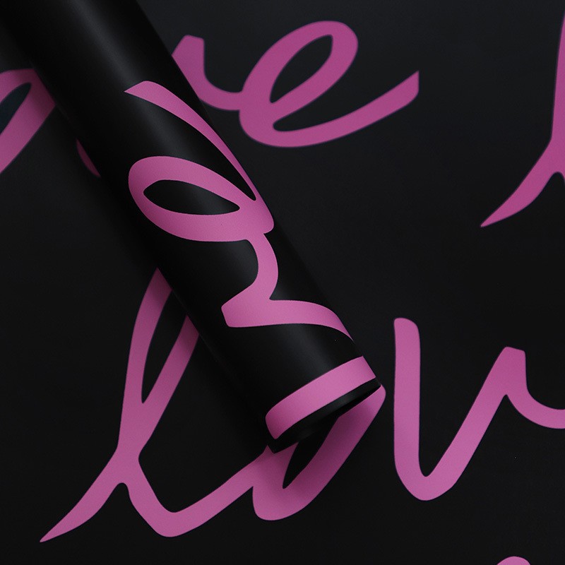 Fábrica al por mayor nuevo vino coreano rojo flor-envuelto espesado impermeable Yuyin ramo de flores de papel de embalaje