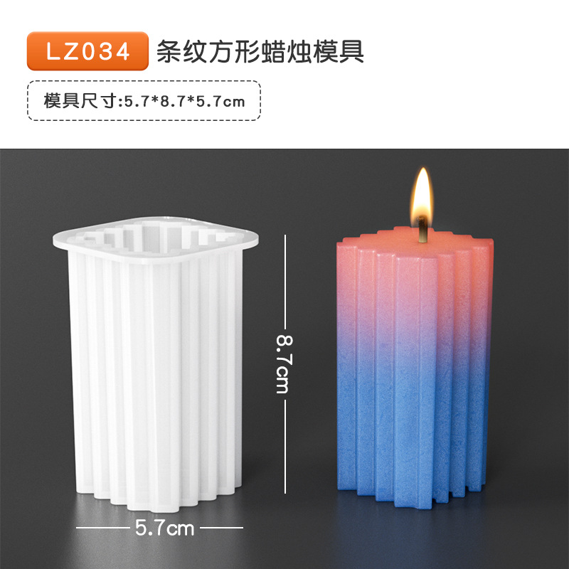 36 epoxi vela molde cristal racimo bola arco Polka Dot cubo vela almacenamiento hecho a mano resina silicona molde