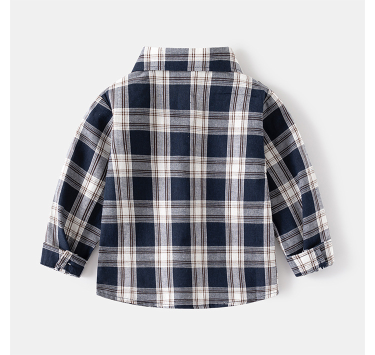 Casual Plaid Cotton T-shirts & Shirts display picture 2