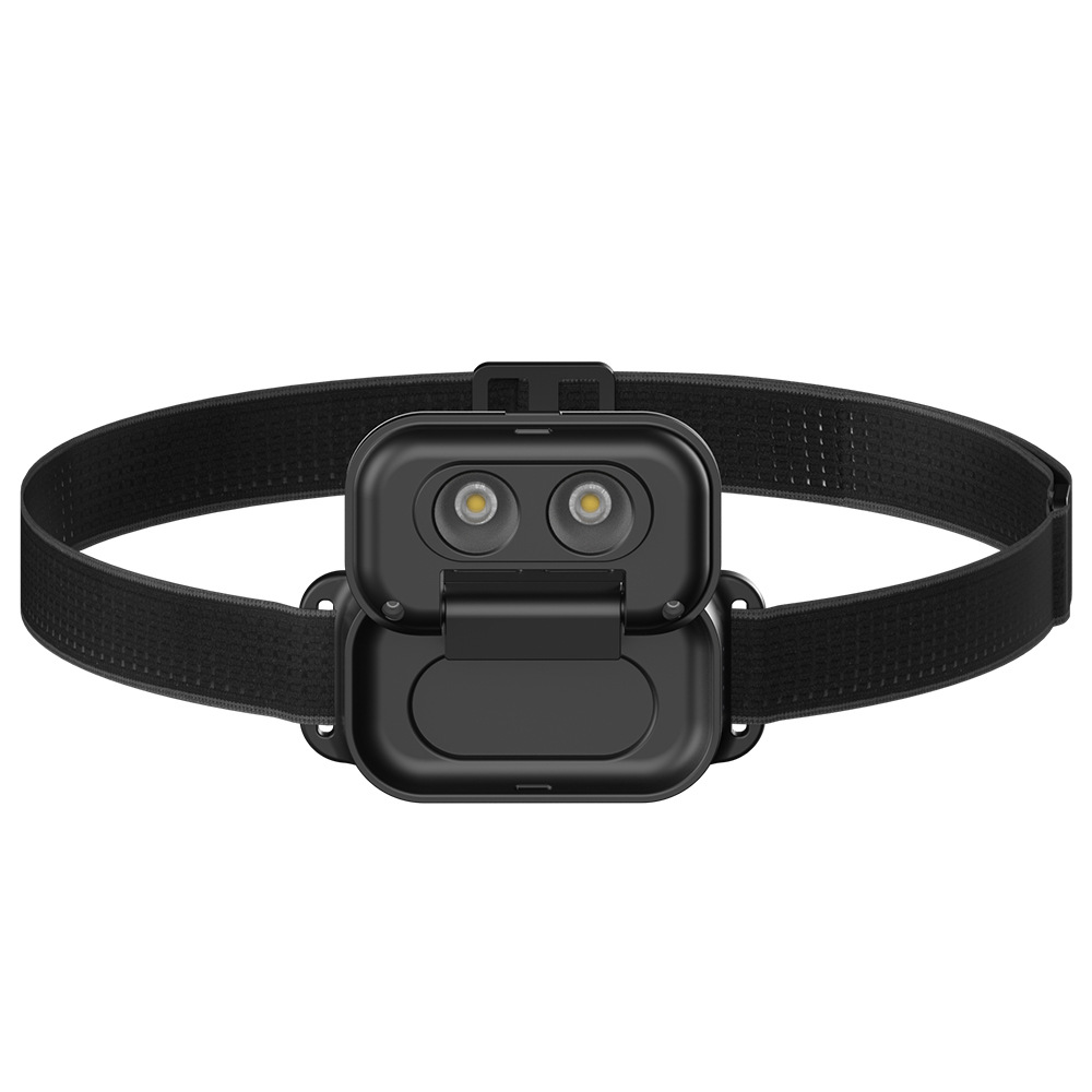 Transfronteriza luz eléctrica fuerte luz de cabeza 180 ° ajuste de fichaje inundación luz de cabeza a prueba de agua luz de reparación de cabeza de trabajo