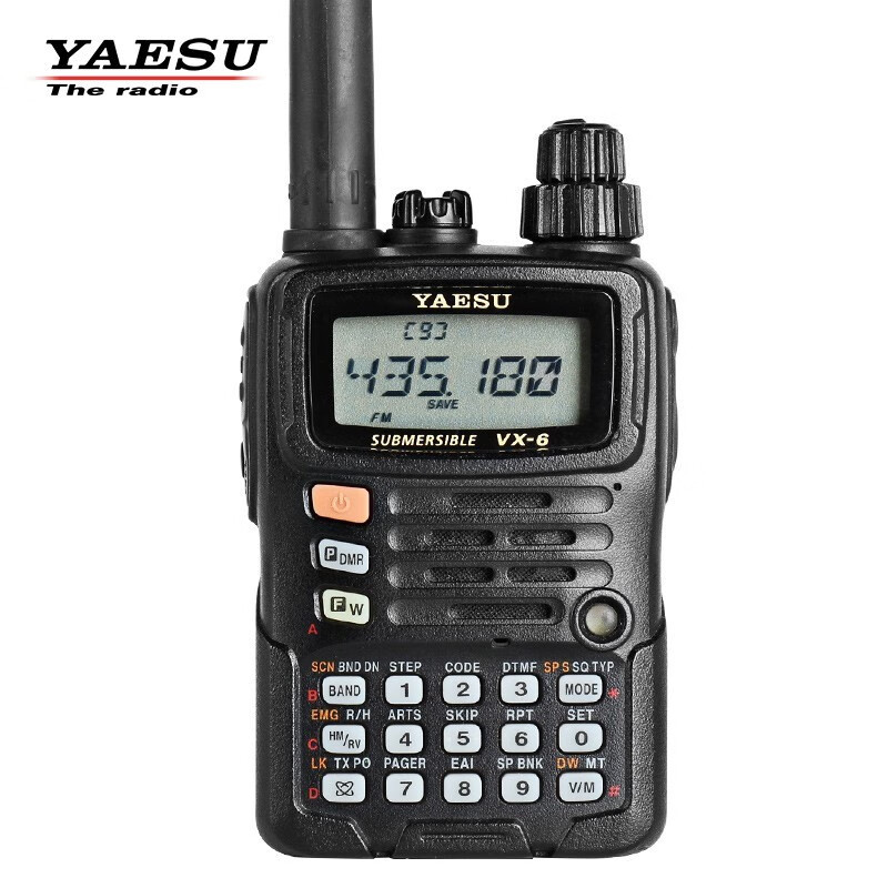 YAESU Yaizhou VX-6R UV de doble banda impermeable walkie-talkie de mano