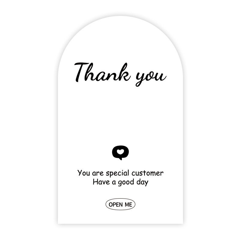 Spot al por mayor rectángulo gracias a la pegatina de sellado de la caja del avión