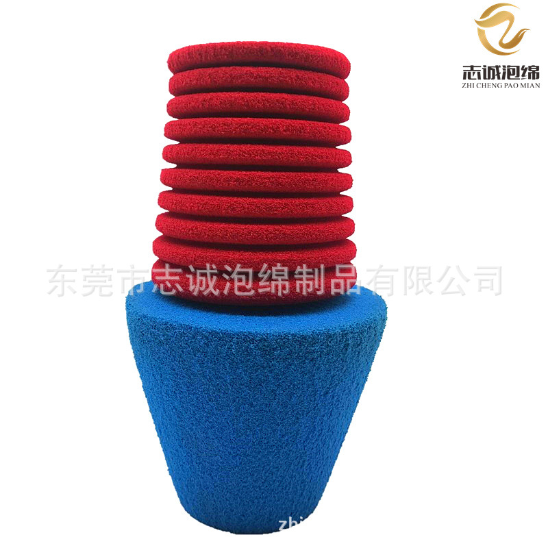 橡塑研磨加工NBR马桶塞研磨制品 包装海绵柱抛光打蜡绵 海绵柱子