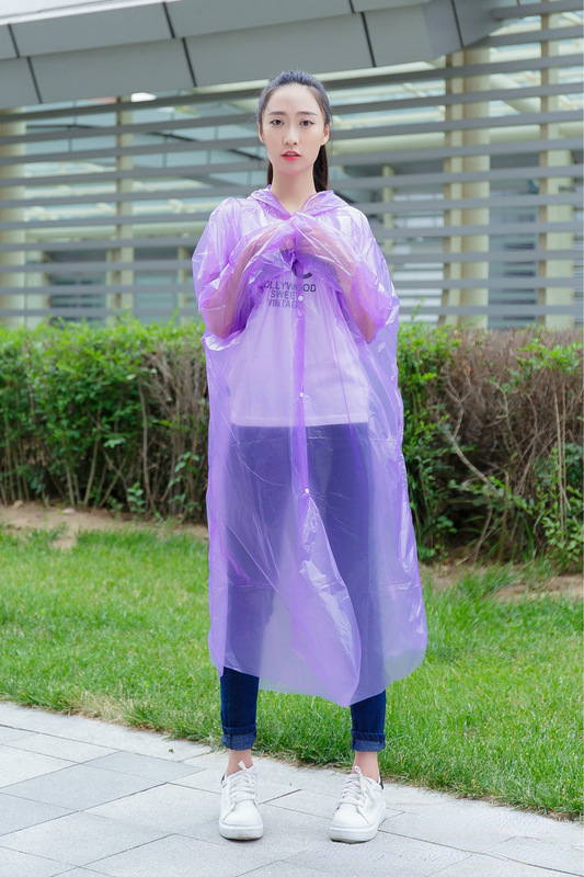 Adult Thickened Disposable Raincoat Children's Full Body Long Men's and Women's Large Size Protective Travel Portable Outdoor Poncho