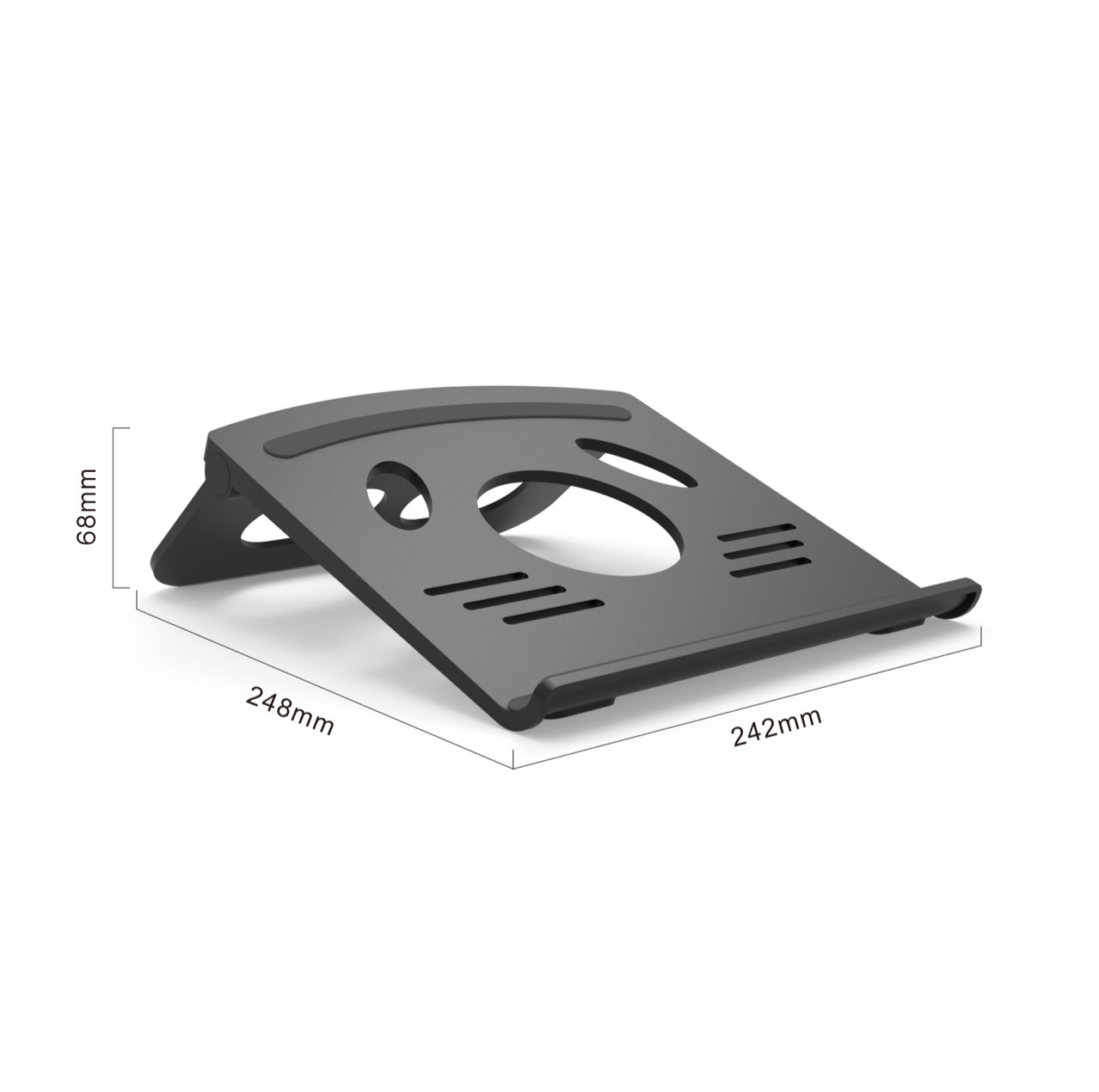 Soporte del ordenador portátil de refrigeración de escritorio plegable rack de almacenamiento portátil de doble cámara de teléfono móvil soporte de transmisión en vivo K579