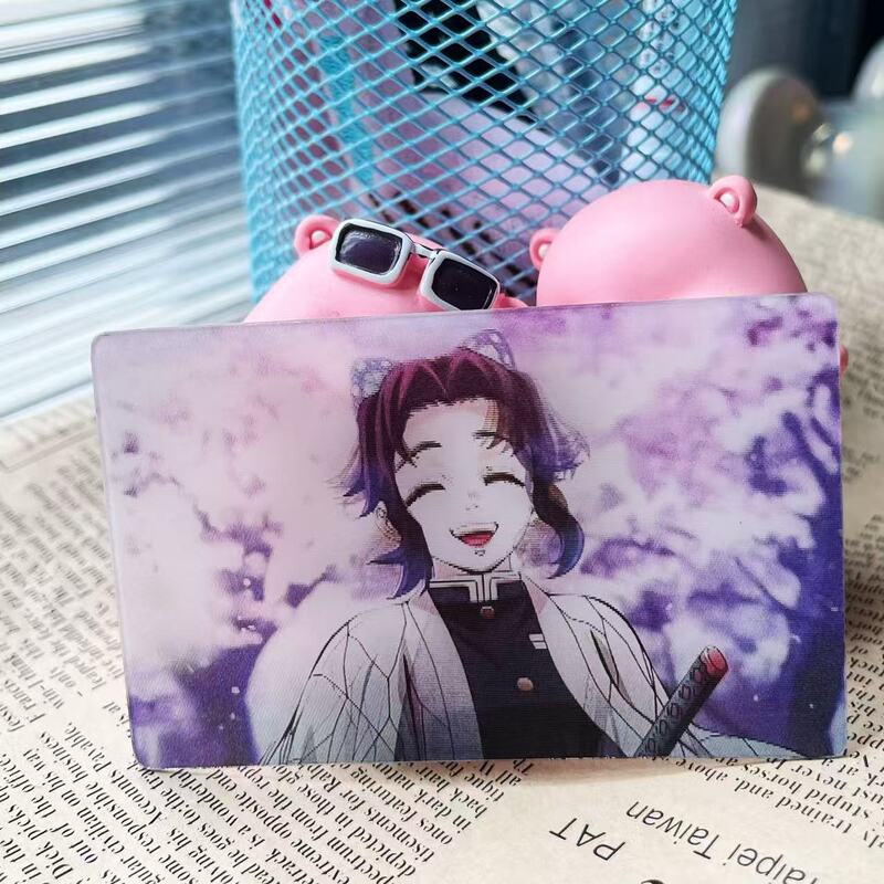 鬼灭之刃炼狱杏寿郎光栅卡富冈义勇创意多变卡蝴蝶忍送朋友卡片挂|undefined