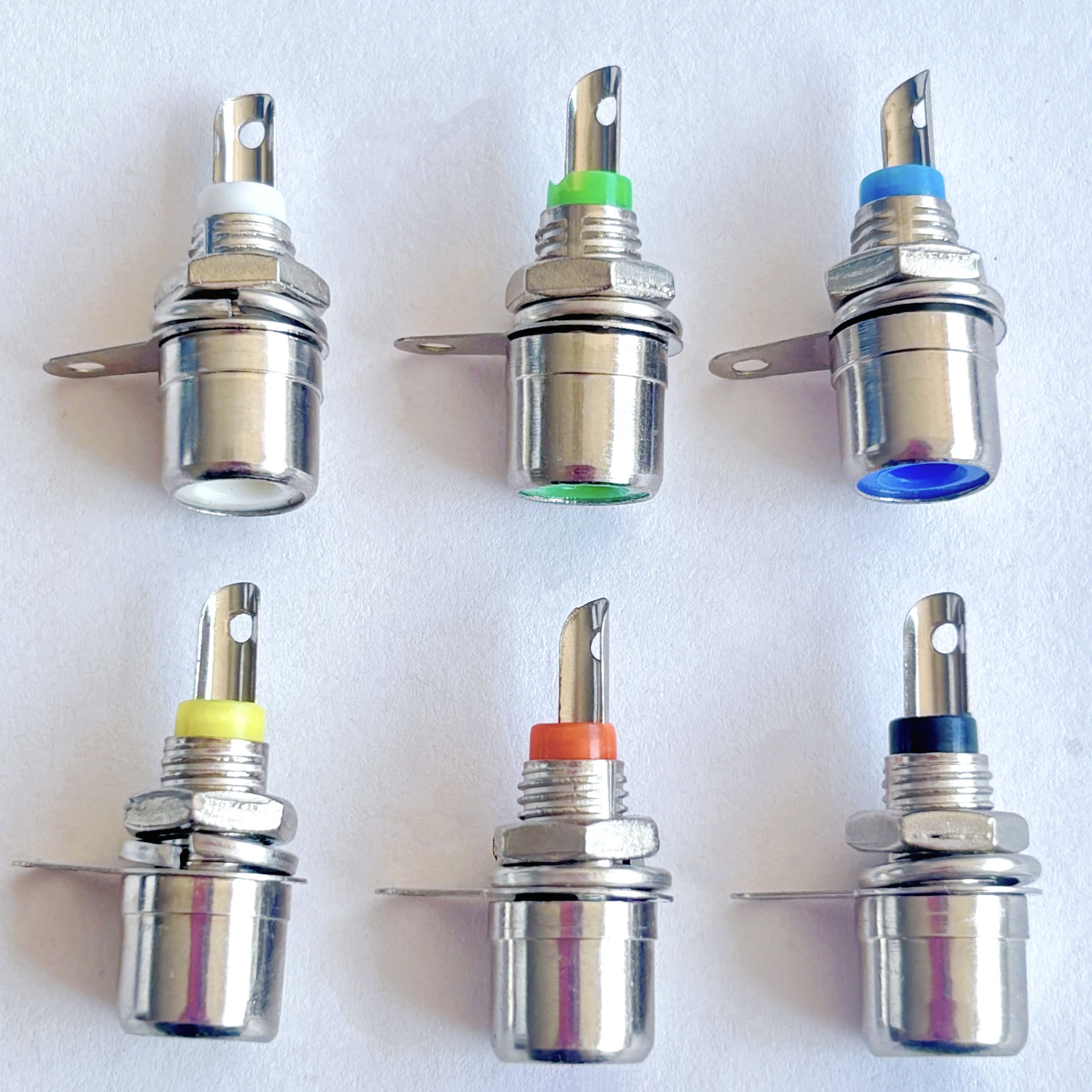 RCA莲花母座 焊接莲花音频插座 镍金属插头插座 音视频转接头