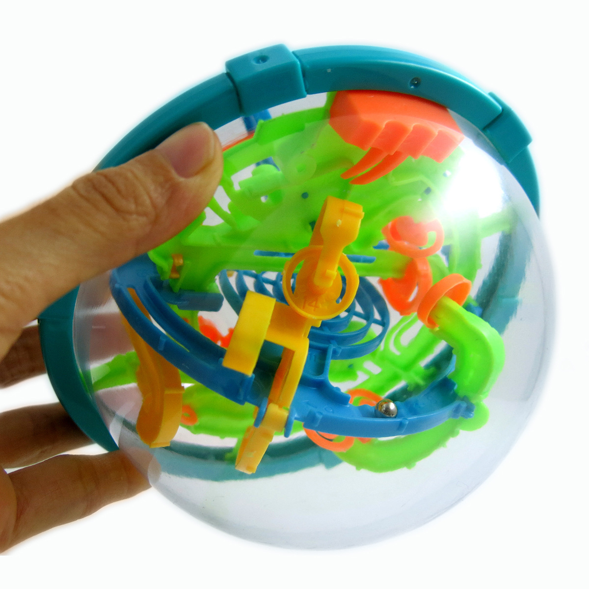 Bola de equilibrio Qizhi para niños Bola de laberinto Bola de concentración de juguete Entrada de mano Laberinto Bola de laberinto de 100 pases
