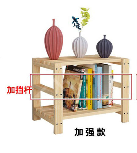 5YA1 wholesale simple solid wood rack storage rack floor-standing bookshelf multi-layer rack kitchen storage sundry rack flower