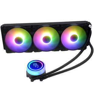 Computer 360 water-cooled CPU water-cooled radiator CPU integrated radiator magic light effect full platform installation