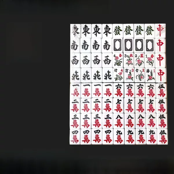 Paper Box Melamine No. 42 Mahjong 144 Tiles Hand-Shuffled Family Entertainment Game Mahjong Cloth Tiles Chips Mahjong Tiles
