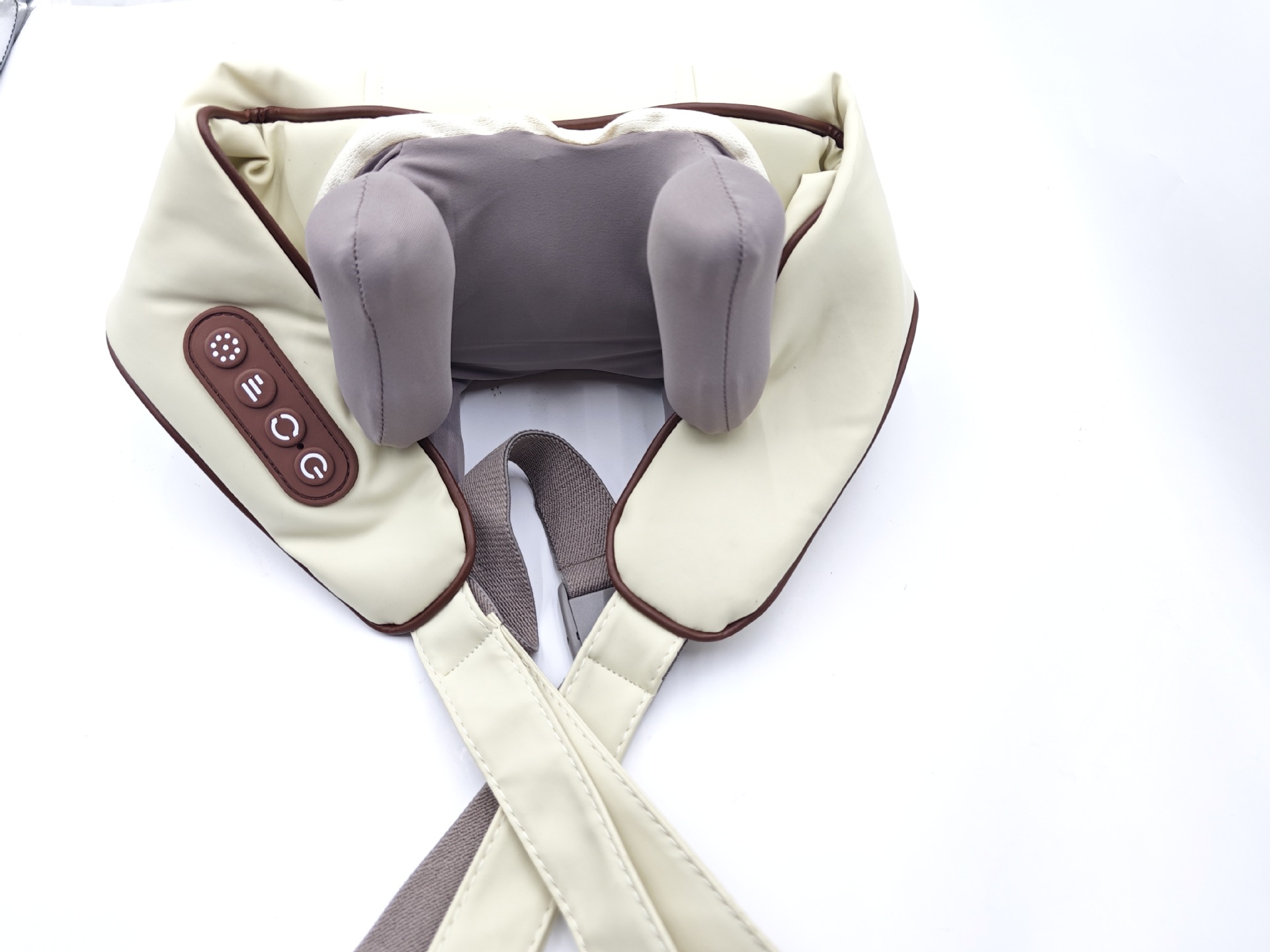 Masajeador de hombros y cuello con compresa caliente, masajeador de músculos cervicales y trapezius, chal de masaje multifuncional, estilo chal image 7