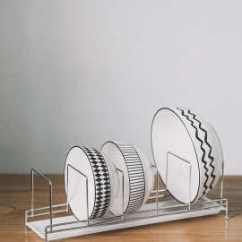 大碗沥水架304食品级不锈钢碗碟架抽屉橱柜内置碗碟收纳架多功能