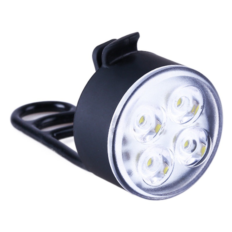 Luces de bicicleta, portalápices, mochilas escolares, carga usb, cuatro luces, juego de accesorios de conducción de alto brillo, luces traseras de advertencia