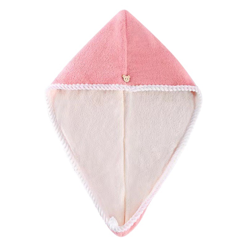Hair drying cap double-layer thickened super absorbent quick hair drying towel scrubbing hair towel wiping headscarf headscarf shower cap