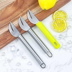 Factory wholesale new stainless steel sausage knife household plastic handle goose sausage knife fish belly opening knife duck sausage knife tool