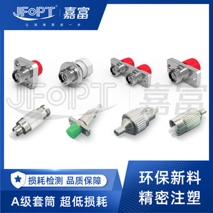 FC-FC optical fiber coupler adapter large D SMALL D square flange metal plastic simplex duplex PC ECC
