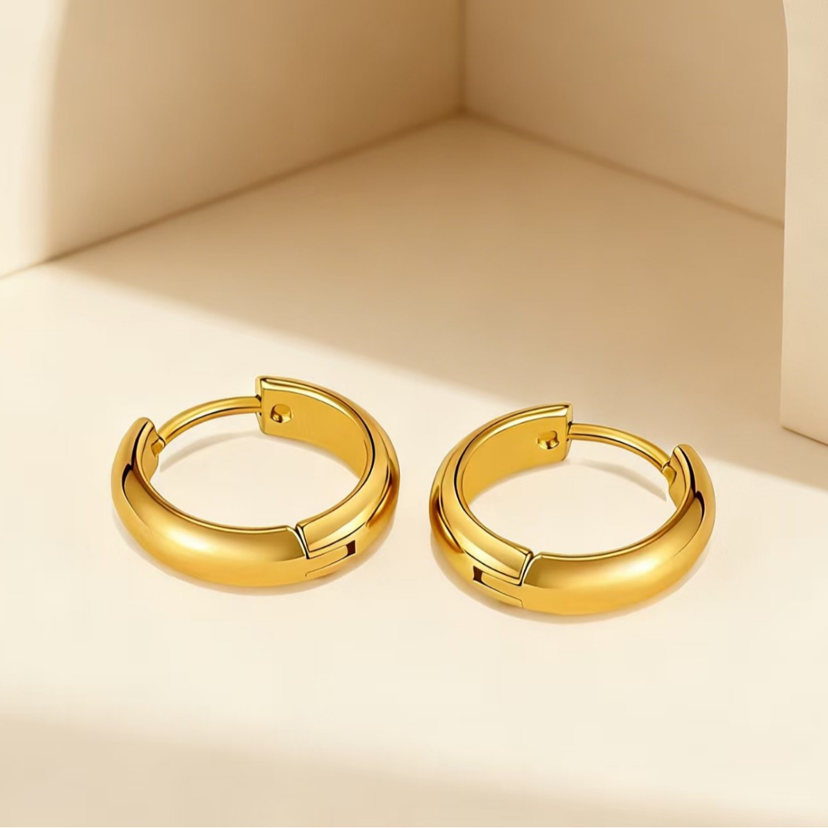 Minimalist Arc Drop Earrings For Women Elegant Commuter Jewellery_voghion.com
