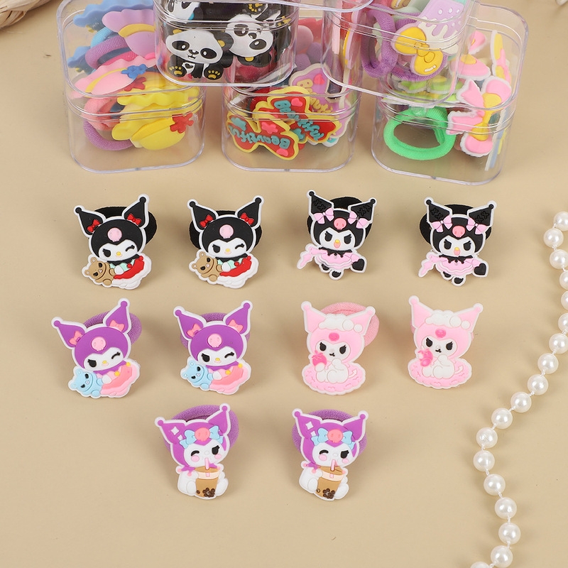 New Cartoon Animal Children's Hair-Friendly Towel Ring Girls' Thumb Ring Small Braid Hair Ring Rubber Band New Cartoon Animal Children's Hair-Friendly Towel Ring Girls' Thumb Ring Small Braid Hair Ring Rubber Band