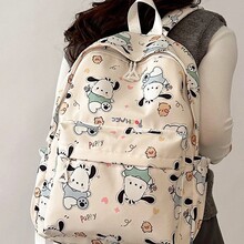 大容量初高中生上学双肩包女印花防泼水日系书包卡通包2024背包