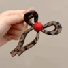 1# [Red Pearl] Dark Brown Leopard Print 11.5cm