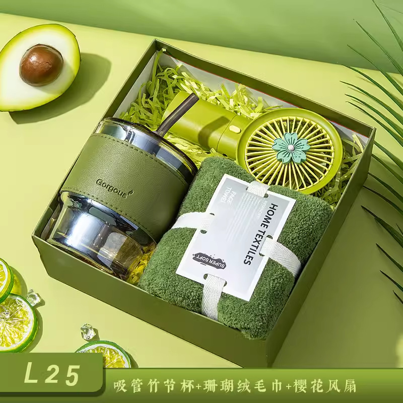 Conjunto de souvenirs de negocios Regalo de año nuevo Regalo de apertura para empleados Cumpleaños del cliente Caja de tazas de aislamiento práctico de negocios