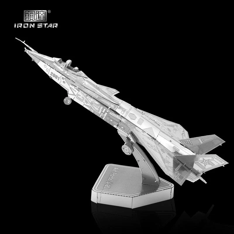 Nanyuan Steel Iron Star 3D сборная модель металл DIY пазл D21127 ВВС J-20