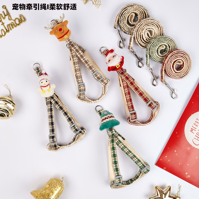 Nueva correa de perro chaleco correa de pecho correa de gato nylon anti-rotura cuerda de perro suministros para mascotas