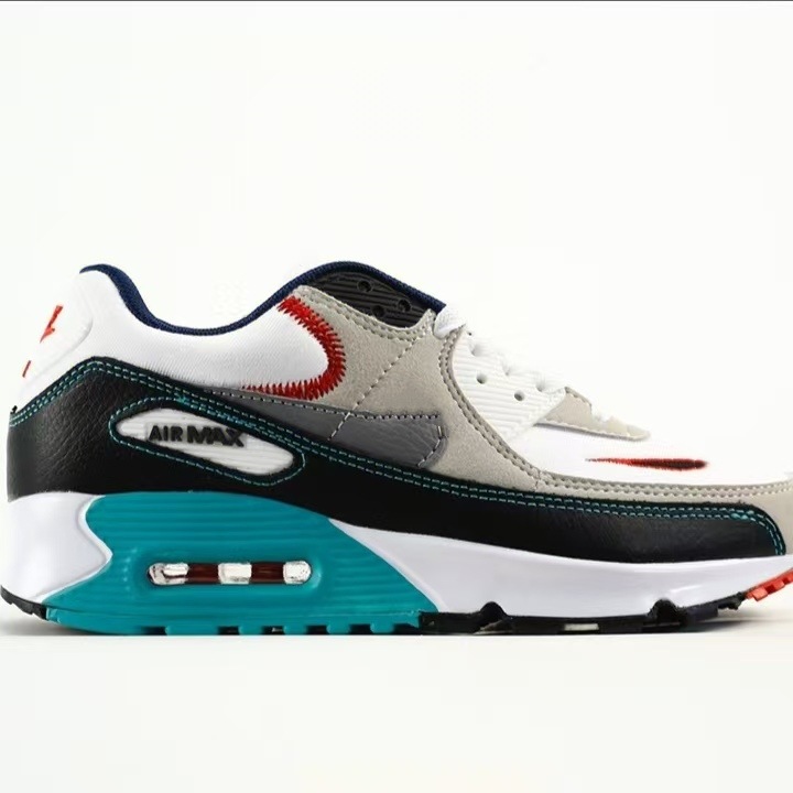Putian zapatos AirMax90 pequeño cojín de aire empalmado retro amortiguación zapatos deportivos para correr al por mayor comercio exterior transfronterizo venta directa