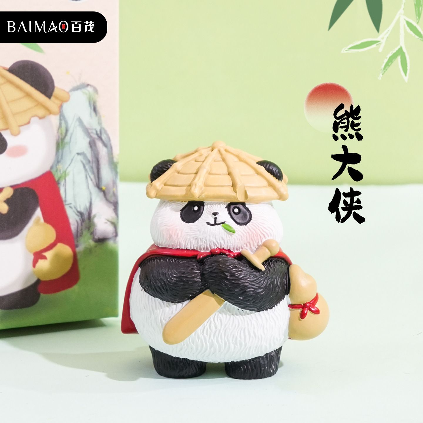 팬더 강호 시리즈 장식품 - 용감한 곰