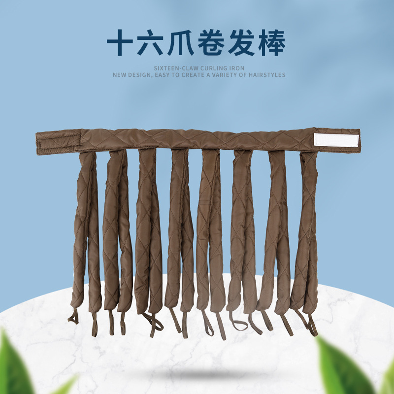 아마존 게으른 16 클로 컬링 헤어 스틱 헤드 마운트 문어 컬링 헤어 빅 웨이브 수면 열 프리 컬링 헤어 스틱