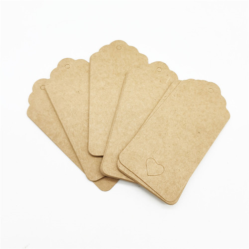 4.5x9.5 square paper tag for leather goods, blank baking tag, product card 