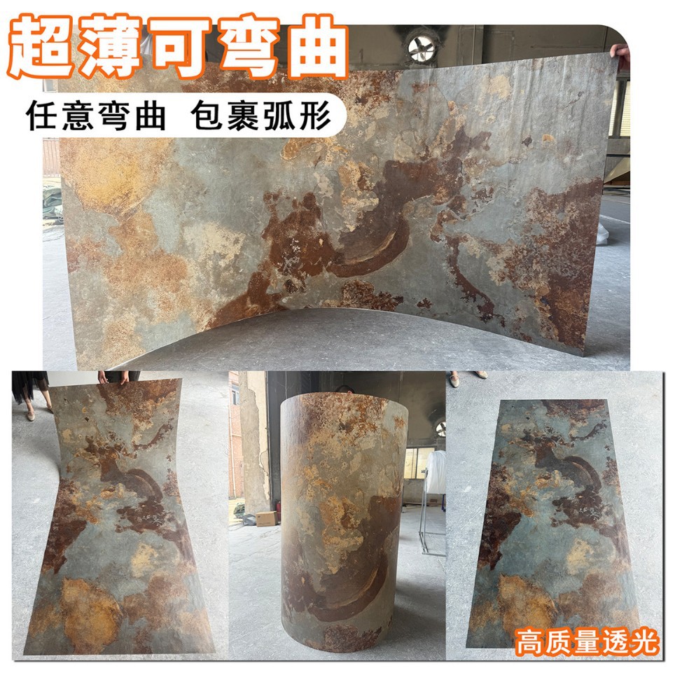 Super delgada transparencia luminosa piedra transparente piedra transparente techo flexible jade artificial piedra blanda super delgada fondo de piedra panel de pared