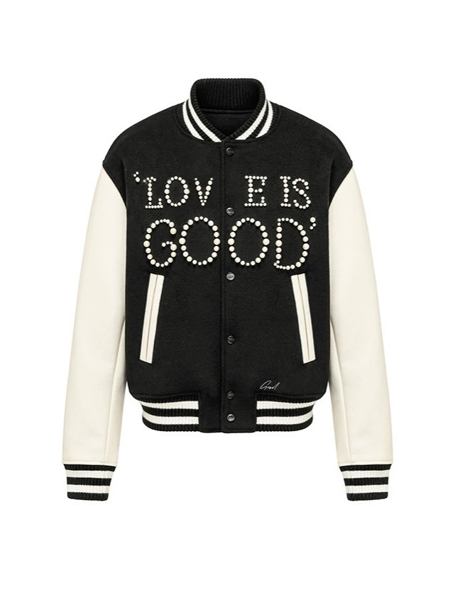 Ретро baseball костюм для отдыха, куртка, в американском стиле, oversize