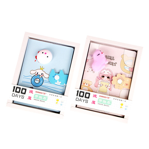 Cute decompression notebook, creative notebook, decompression student notebook, children's gift stationery book wholesale