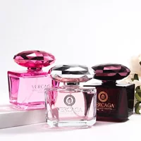 Новые 50ml розовые кристаллические алмазные женские духи свежие, естественные и долговечные легкие ароматы