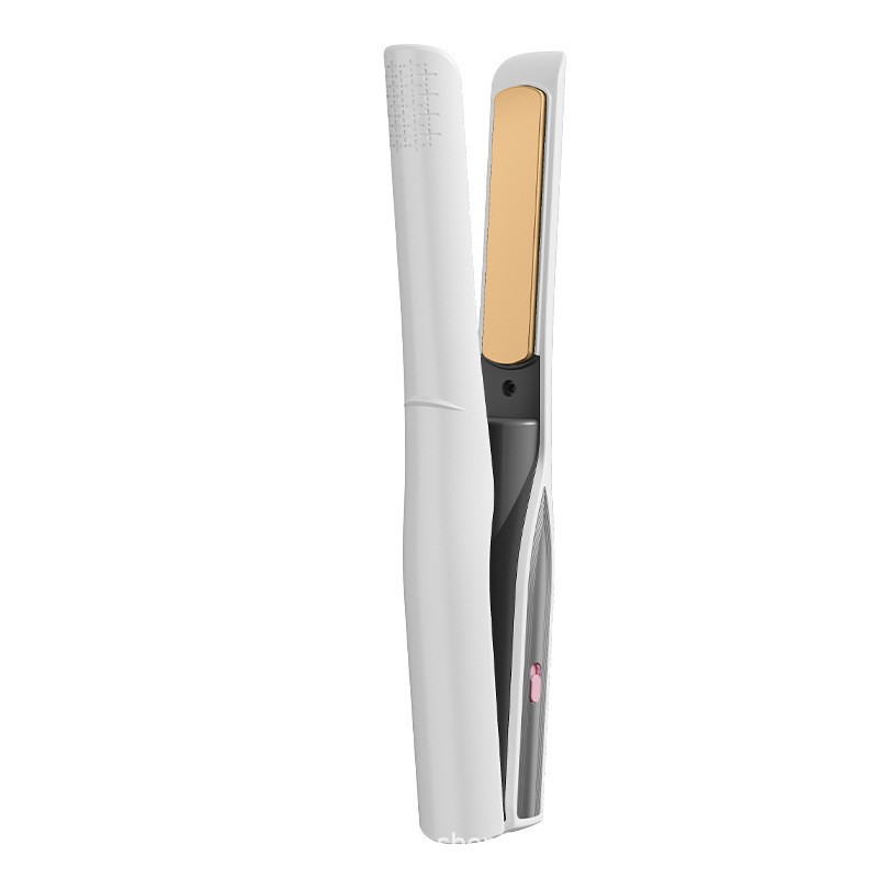 ワイヤレス充電式クリップオンストレートヘアアイロン、寮用前髪カーリングアイロン、ポータブルで髪を傷めないヘアアイロン、電気アイロン|undefined