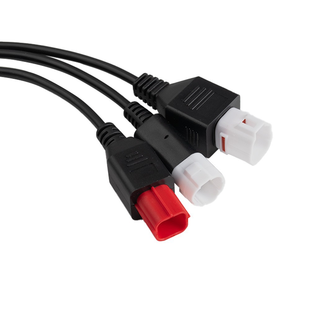 Yamaha 3pin/4pin motorcycle OBD adapter cable, Yamaha one-to-three OBD connection adapter cable
