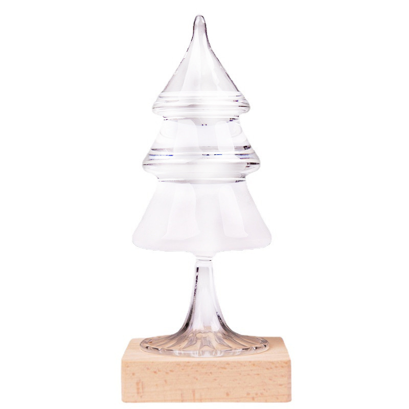 Árbol de Navidad botella de tormenta botella de pronóstico del tiempo creativo único regalo de cumpleaños para hombre novia boda