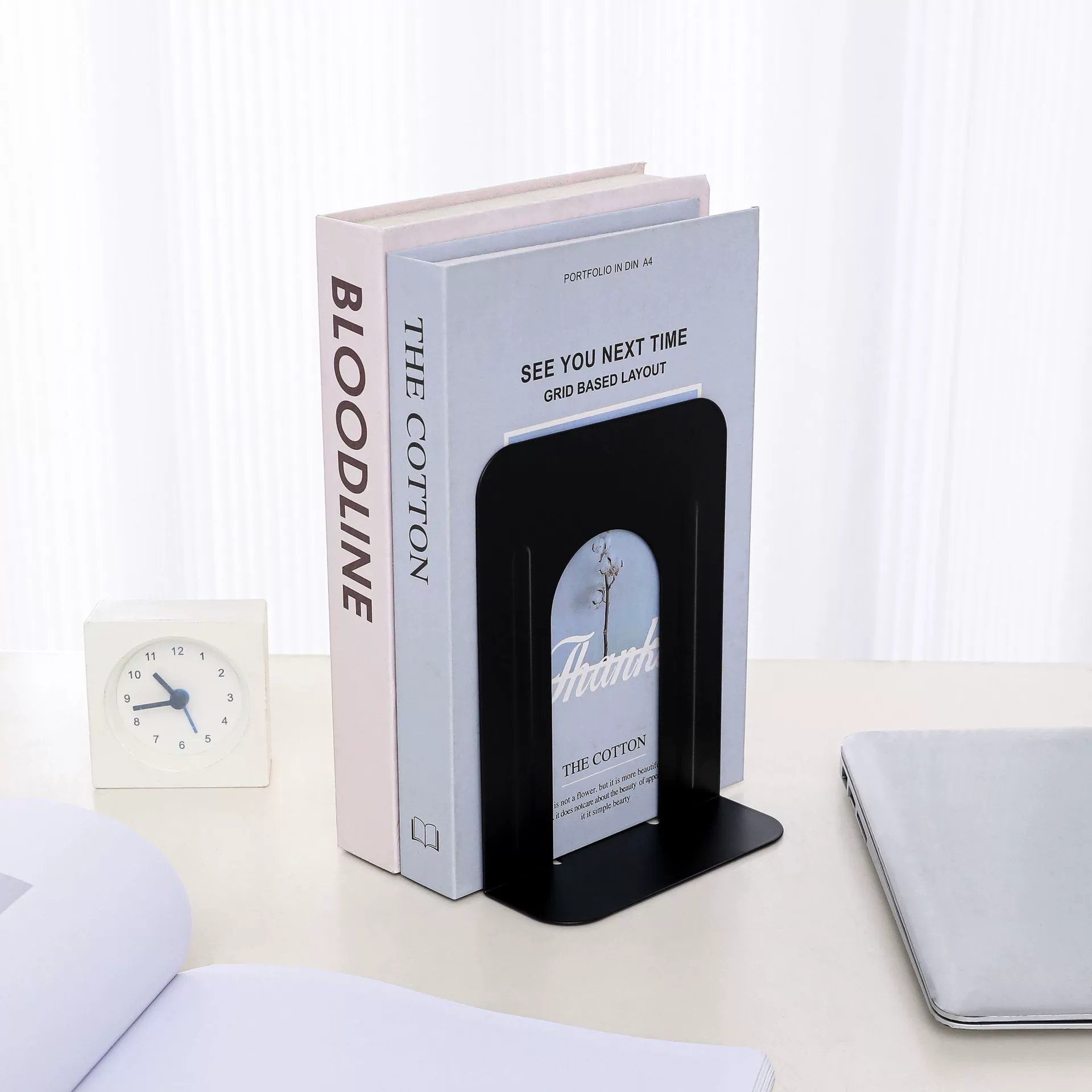 Утолщенные и крупные подставки для книг и чехлы для книг, железная книжная закладка и клипсы для книг, устанавливаются на библиотечную полку, простой офисный стеллаж