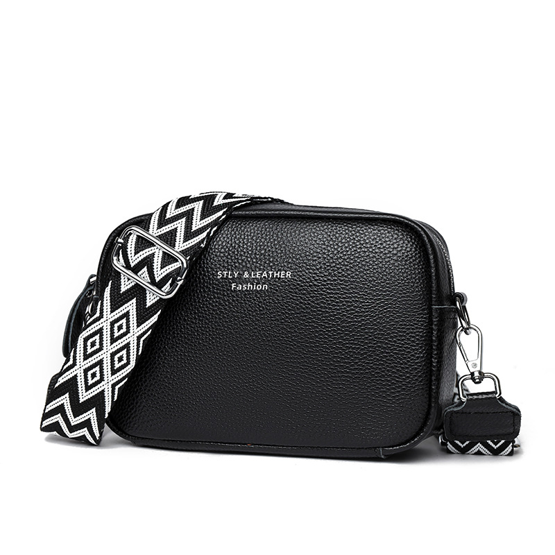 Head Layer Cowhide Small Square Bag Commuting Texture Crossbody Bag Genuine Leather Bag High-end And Versatile Shoulder Bag For Women_voghion.com
