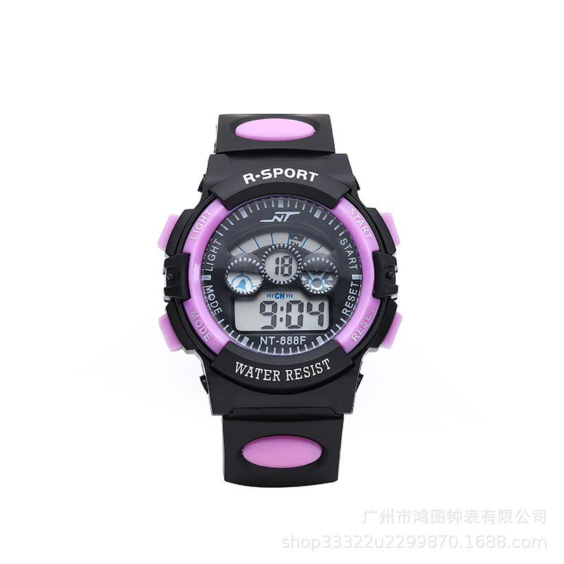 Venta caliente reloj para niños lindo colorido luminoso reloj deportivo tendencia estudiante reloj Comercio exterior transfronterizo
