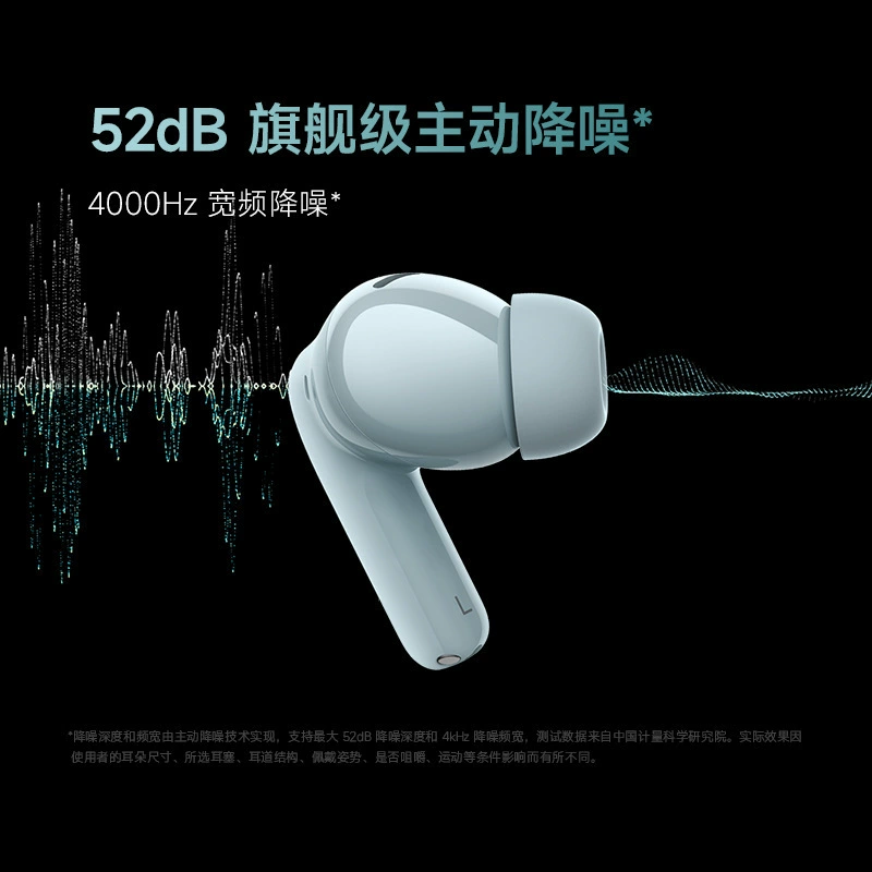 [Подходят для MiJia Redmi Buds5 Pro беспроводные шумоподавляющие наушники Redmi Bluetooth вкладыши с активным шумоподавлением для спорта]