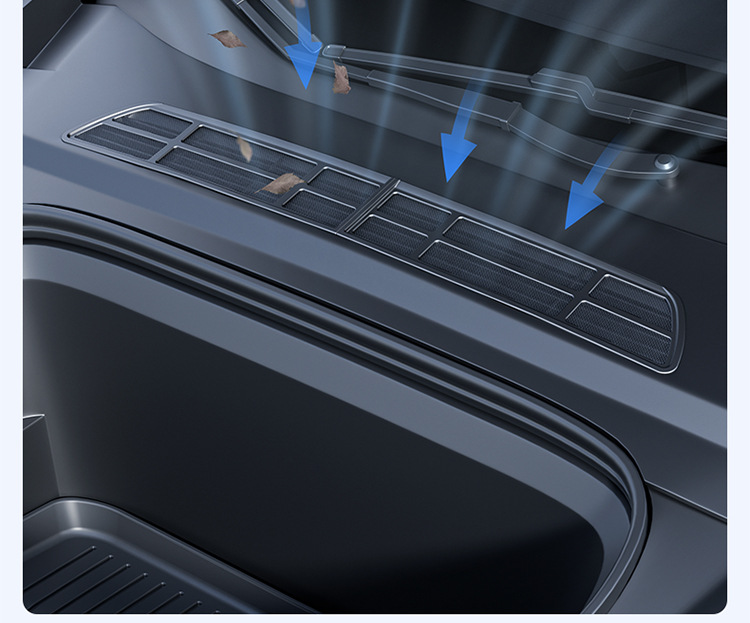 Bjbt Is Suitable for Tesla Model3/Y Insect-Proof Net Air Outlet Protective Net Protective Cover Renewed Version Modification Accessories