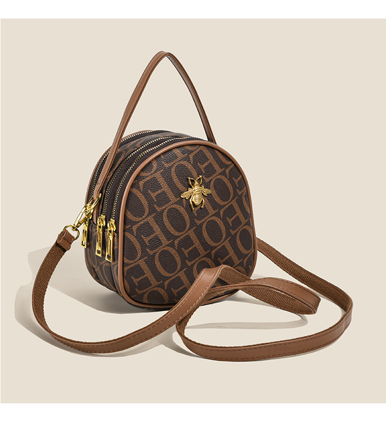 Borsa a tracolla donna moda retro borsa piccola a spalla stampa_voghion.com