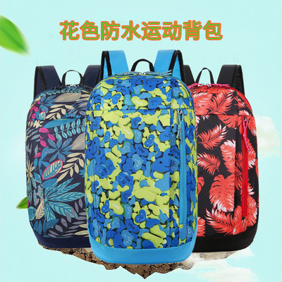 outdoors Decor motion Backpack waterproof wear-resisting men and women currency knapsack Cram study schoolbag Printed logo