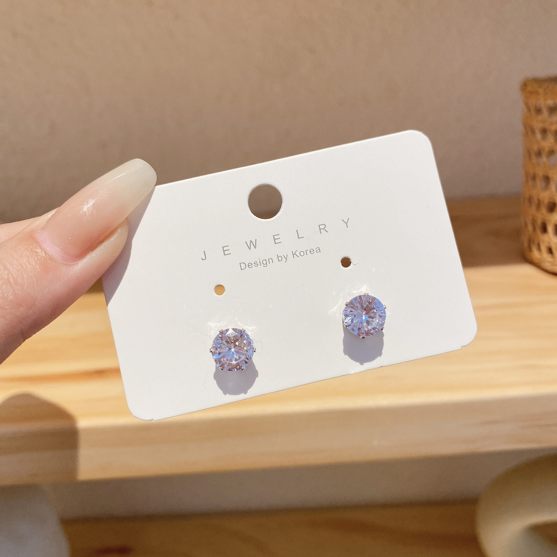 Pendientes de aleación moda coreana, estilo lujo ligero, ideales para puestos callejeros, mercado nocturno y ventas en vivo, al por mayor